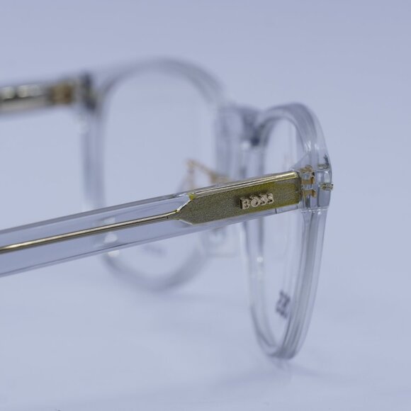 Hugo BOSS 1479/F 0KB7 00 Eyeglasses Transparent Grey 52mm Round Frame - Picture 10 of 11